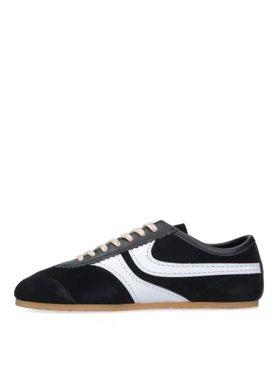 Dries Van Noten Retro-inspired Sneakers With Thin Sole For Women In Black