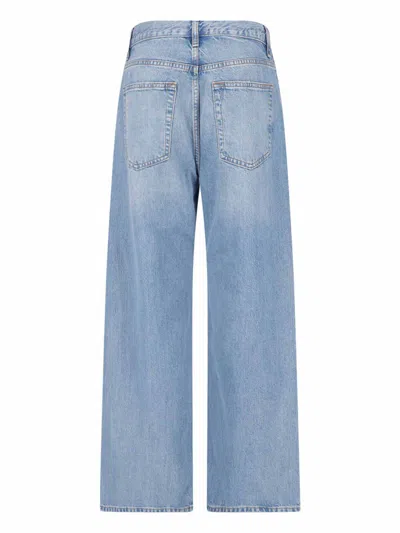 Frame Straight Jeans In Blue