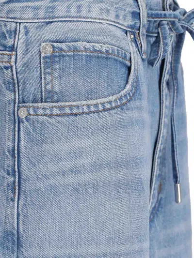 Frame Straight Jeans In Blue