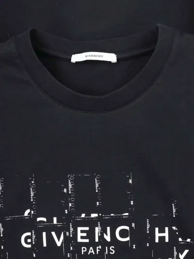 Givenchy Photographic Negative Logo Regular Fit Graphic T-shirt In Multi