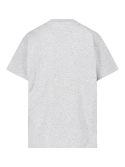 Jil Sander T-shirt Logo In Gray