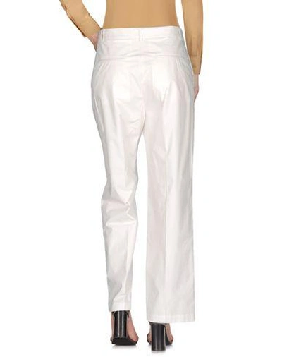 Shop Acne Studios Casual Pants In Ivory