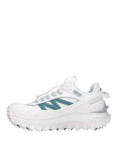 Moncler Trailgrip Low Top Technical Sneakers In White