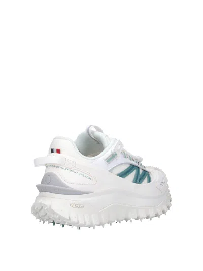 Moncler Trailgrip Low Top Technical Sneakers In White