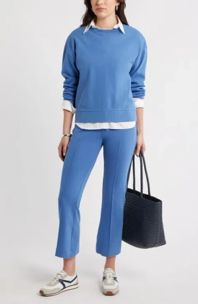 Caslonr Caslon(r) Stripe Pullover Sweatshirt In Blue