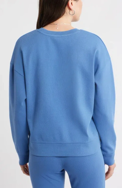 Caslonr Caslon(r) Stripe Pullover Sweatshirt In Blue