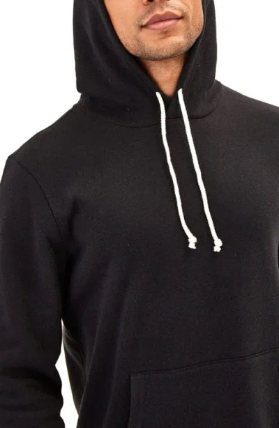 Threads 4 Thought Fleece Pullover Hoodie In Black