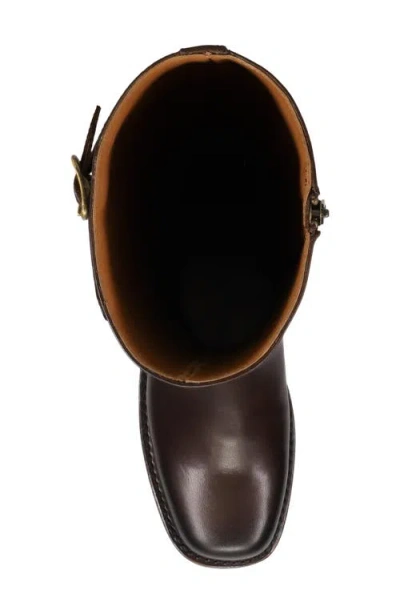 Frye Campus Knee High Riding Boot In Brown