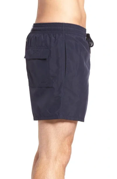 Vilebrequin Solid Swim Trunks In Blue