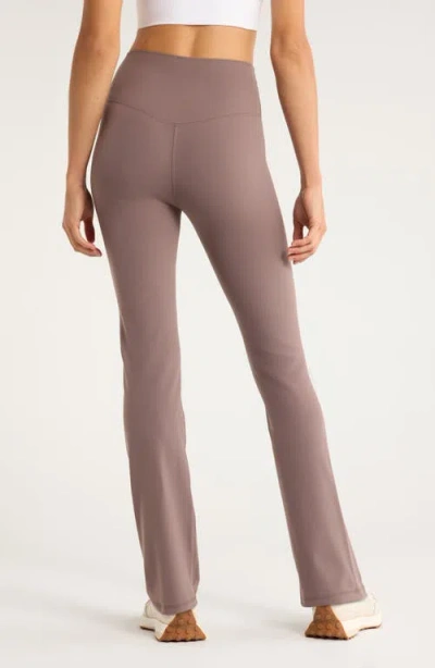 Zella Studio Luxe Bootcut Leggings In Gray