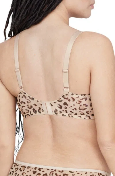 Skarlett Blue Spellbound Full Coverage Underwire Bra In Leopard In Animal Print