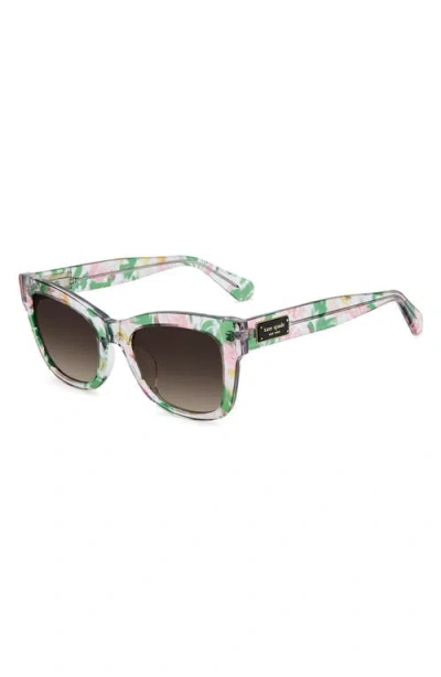 Kate Spade New York Dee 51mm Gradient Square Sunglasses In Multi