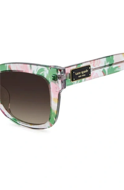 Kate Spade New York Dee 51mm Gradient Square Sunglasses In Multi