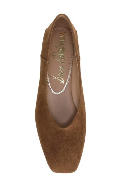 Sam Edelman Kasey Square Toe Pump In Brown