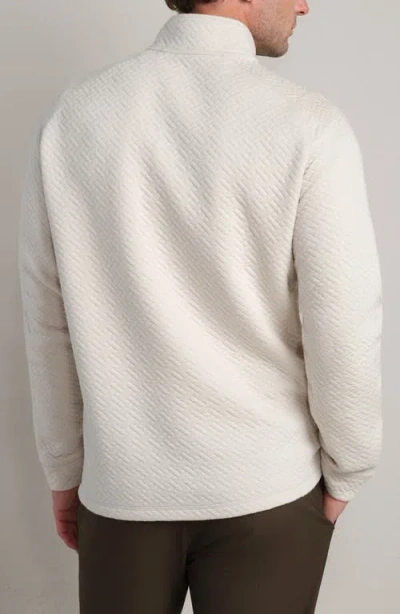 Rhone Weekend Quilted Pullover In Neutral