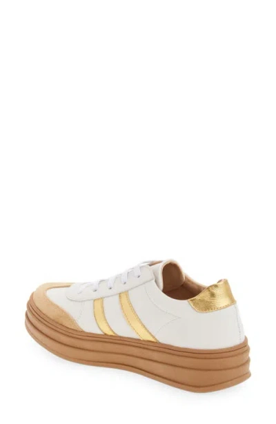 Chocolat Blu Valox Sneaker In White
