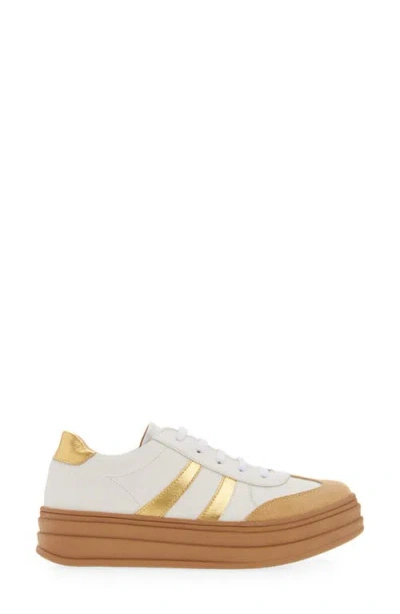 Chocolat Blu Valox Sneaker In White