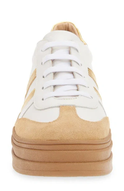 Chocolat Blu Valox Sneaker In White