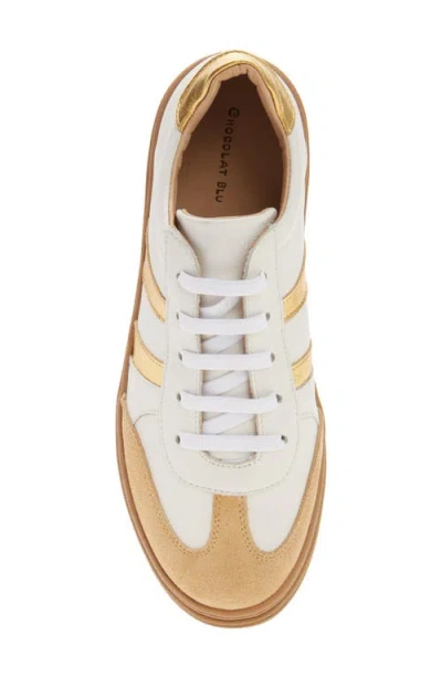 Chocolat Blu Valox Sneaker In White