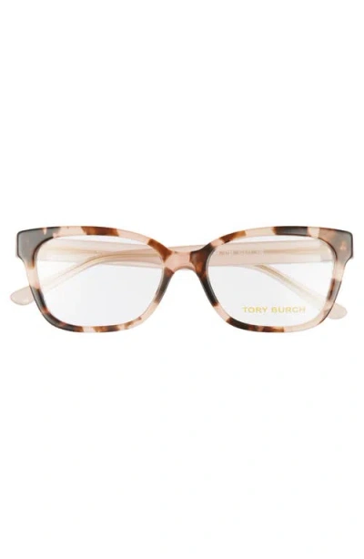 Tory Burch 52mm Square Optical Glasses In Multi
