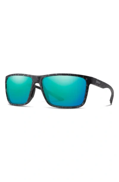 Smith Riptide 61mm Polarized Sport Square Sunglasses In Multi