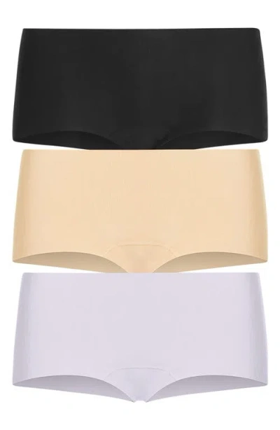 Commando Assorted 3-pack Hipster Boyshorts In Neutral