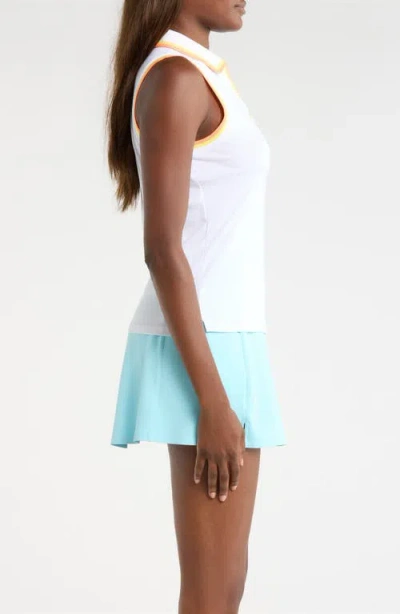 G/fore Johnny Collar Tech Sleeveless Polo In Multi