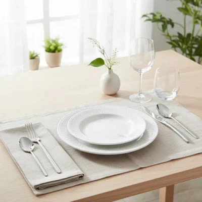Mepra Mosella 24-piece Flatware Set In Silver