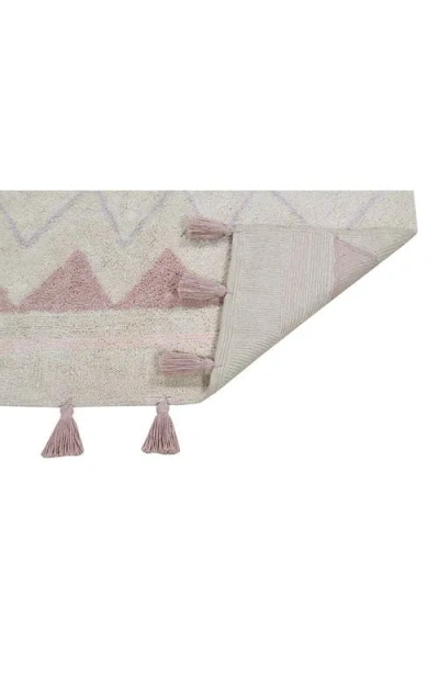 Lorena Canals Zigzag Stripe Washable Rug In Multi