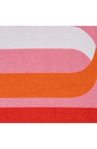 Matouk Ribbon Beach Towel In Pink