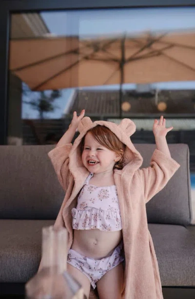Mushie Bear Robe In Pink