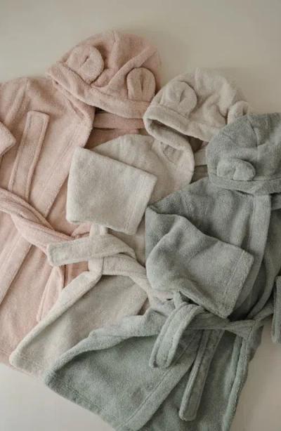Mushie Bear Robe In Pink