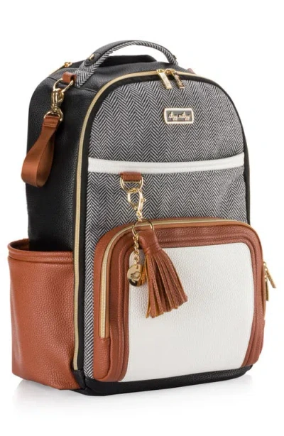 Itzy Ritzy Boss Plus Diaper Backpack In Brown