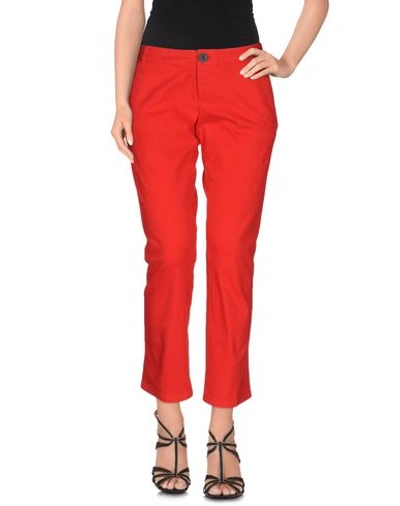 Dsquared2 Denim Pants In Red