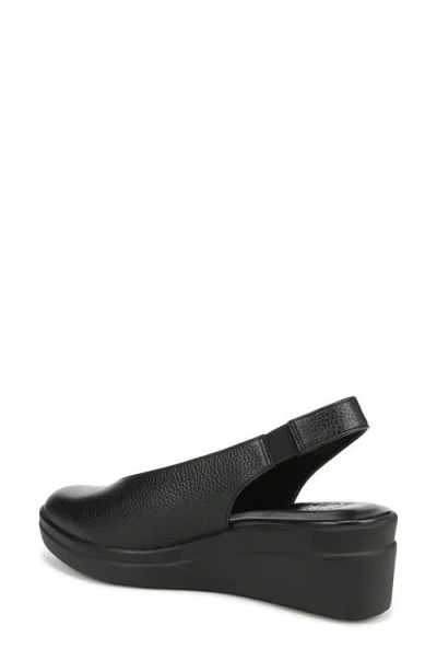 Naturalizer Sutton Slingback Platform Wedge Pump In Black