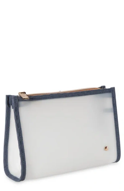 Stephanie Johnson Medium Zip Cosmetic In Blue