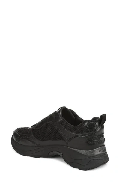 Naturalizer Wide Width Zoie Sneaker In Black