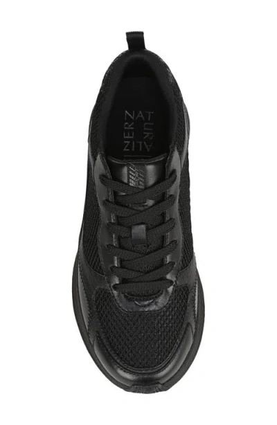Naturalizer Wide Width Zoie Sneaker In Black