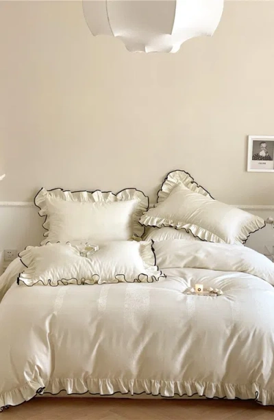 Ever Lasting Silky Ruffle Bedding Set