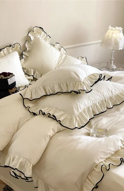 Ever Lasting Silky Ruffle Bedding Set