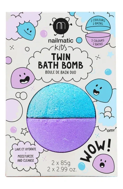Nailmatic 2-pack Twin Bath Bombs In Multi