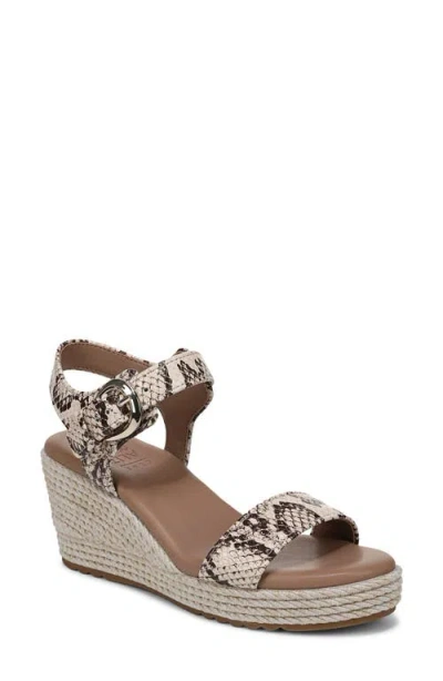 Naturalizer Stella Ankle Strap Platform Wedge Sandal In Multi
