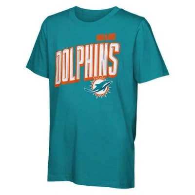 Outerstuff Preschool  Miami Dolphins The Mix Combo T-shirt Set In Blue