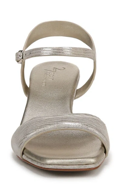Naturalizer Grace Ankle Strap Sandal In Silver