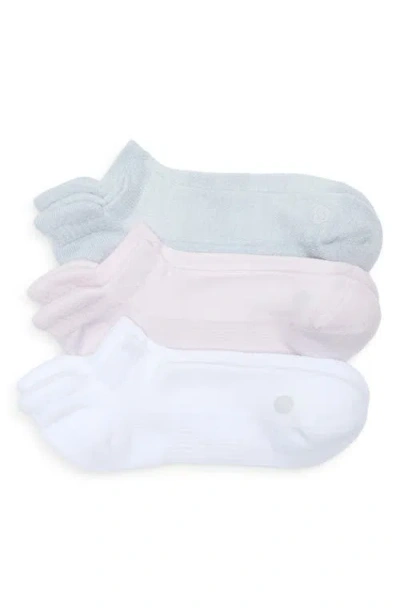 Zella 3-pack Tab Ankle Socks In White