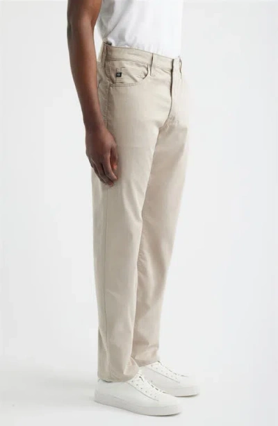 Ag Everett Commuter Performance Slim Straight Pants In Neutral