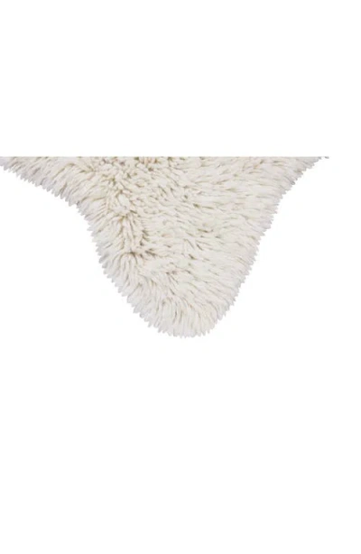 Lorena Canals Woolly Woolable Washable Wool Rug In White