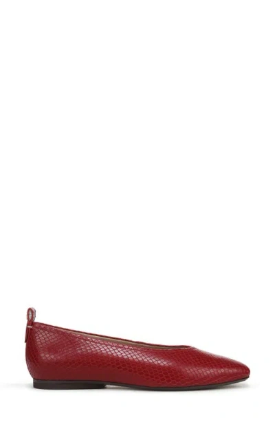 27 Edit Naturalizer Carla Flat In Burgundy