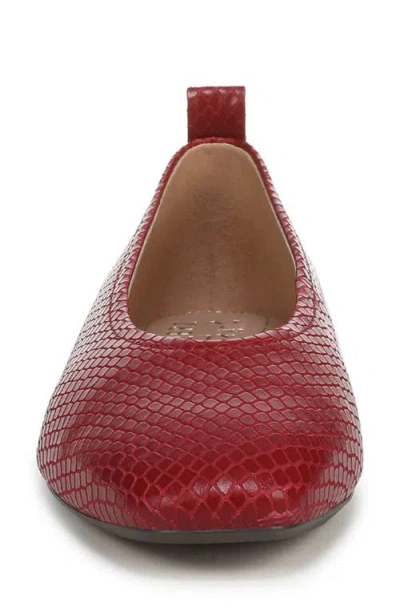 27 Edit Naturalizer Carla Flat In Burgundy