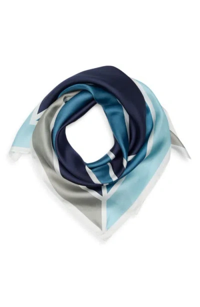 Nordstrom Printed Square Silk Scarf In Multi